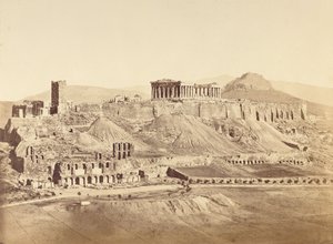 The Acropolis from the Southwest, Athens by Dimitrios Constantin